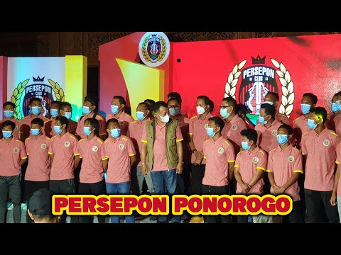 LAUNCHING PERSEPON Inilah Punggawa Baru Sepak Bola Ponorogo