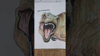 Drawing A T-Rex Dinosaur.