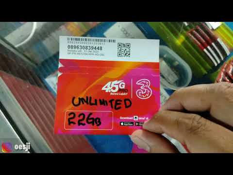 Review kartu Tri 22 GB Unlimited