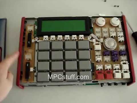 Akai MPC 1000 Pad Upgrade Fix Kit Installation MPCstuff.com