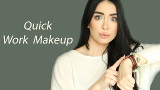 Running late, Quick Makeup for Work - مكياج سريع للعمل Running late, Quick Makeup for Work - مكياج سريع للعمل