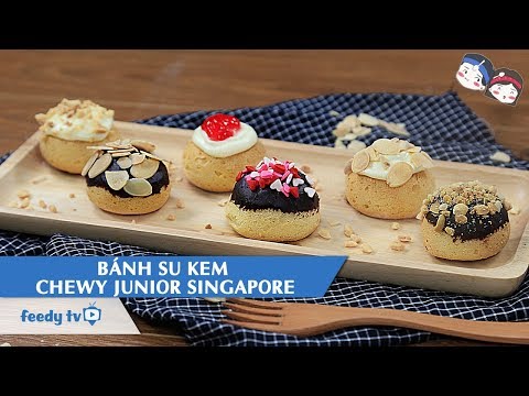 Cách làm bánh su kem savoury days