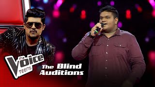 Deshan Rasitha | Oba Kamathi Nam  Blind Auditions |The Voice Teens Sri Lanka