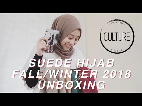 Culture Hijab F/W 18 SUEDE Unboxing + First Impression | Modest Lineup - YouTube