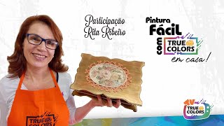 Caixa metalizada com craquelê - Rita Ribeiro