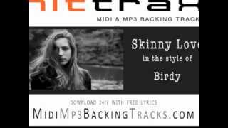 Birdy Skinny Love Backing Track Minus Vocals Birdy Skinny Love Backing Track Minus Vocals