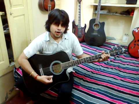 jab koi baat bigad jaye - Guitar and whistle cover by me (Himanshu...