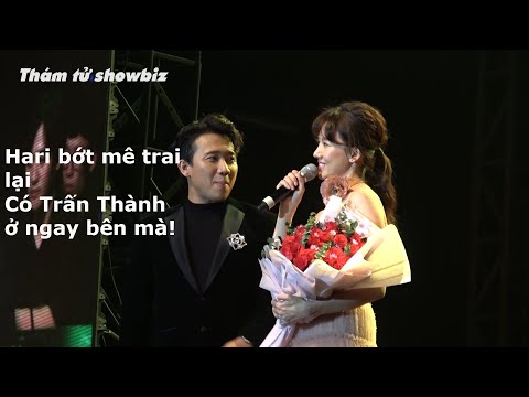 Trấn Thành tố Hari Won mê trai, Hari Won thích thú khi được trai tặng hoa| Thám tử showbiz