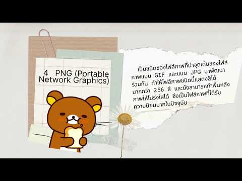 ประเภทของไฟล์รูปภาพ