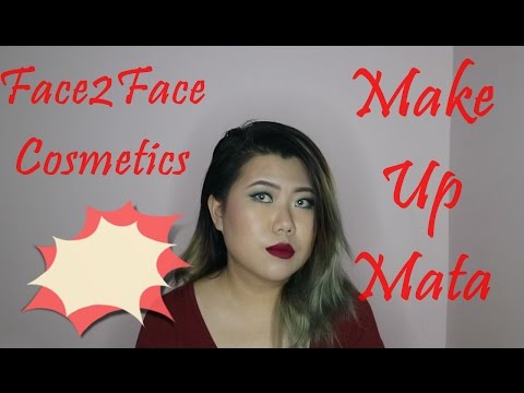 Nyicip Produk Make Up Mata Face2Face Cosmetics || Liamelqha - YouTube