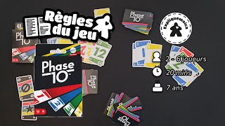 Phase 10 Règle Du Jeu Expliquemoica