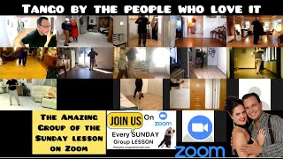#TANGO by the PEOPLE who LOVE it from our SUNDAY lesson on Zoom Georgina Vargas Oscar Mandagaran