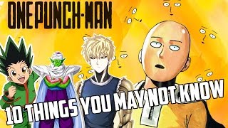 10 Things You Didn't Know About One Punch Man