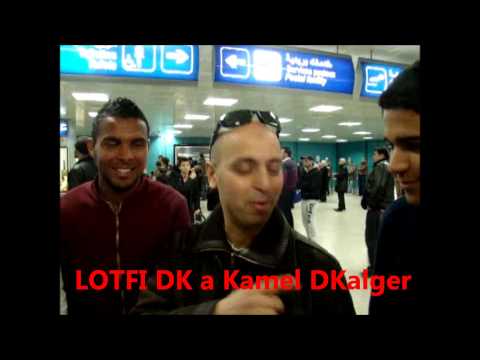 LOTFI DOUBLE KANON dédicace à Kamel DKalger a l'aéroprt de tunis 2013