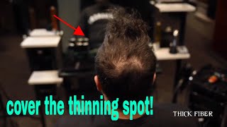 Hair Styling tips using Thick Fiber - Must watch video 2019