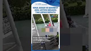 Viral Video Turis Arab Vs Marbot Masjid Bogor Adu Jotos, Tak Terima Diminta Lepas Sepatu Di Masjid