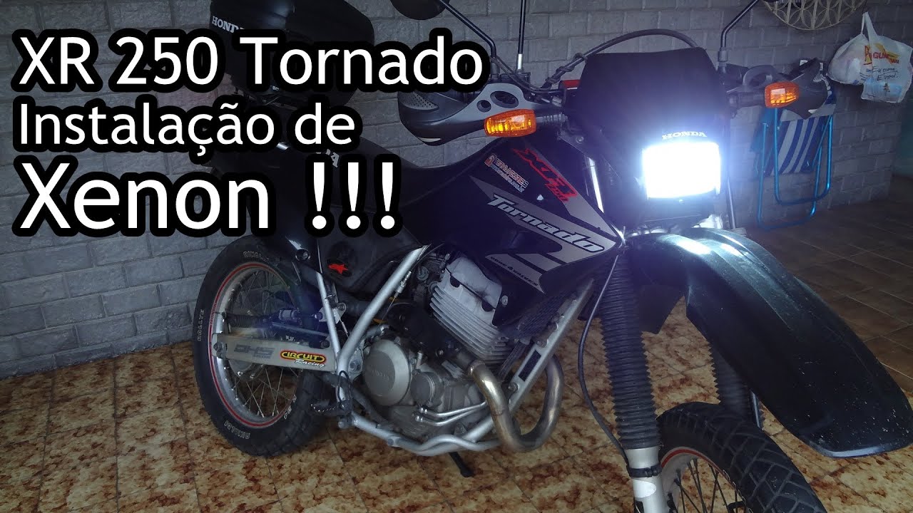 XR 250 Tornado - Instalação de Xenon - Installing Xenon - YouTube XR 250 Tornado - Instalação de Xenon - Installing Xenon - YouTube