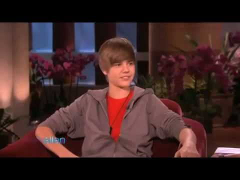 Justin Bieber on Ellen