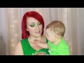 Makeup & Outfit of the Day- St Patricks Day Edition (With Violet!)