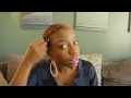 Flat twist out vanille couché résultat sur cheveux court