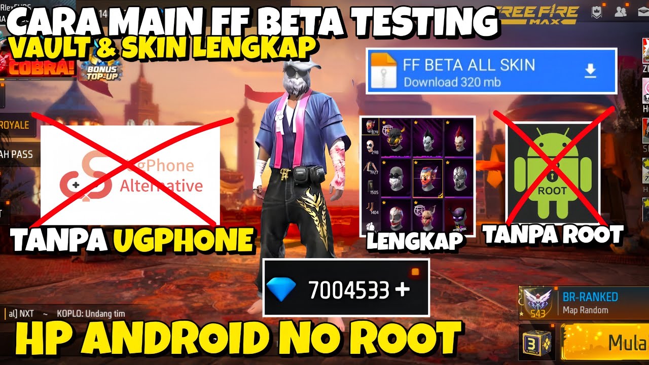 How to install ff beta testing on an android phone without root How to install ff beta testing on an android phone without root