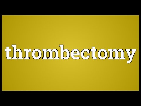 Header of thrombectomy