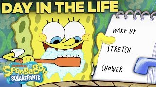 An Entire Day with SpongeBob, Hour by Hour! ☀️ A Day in the Life