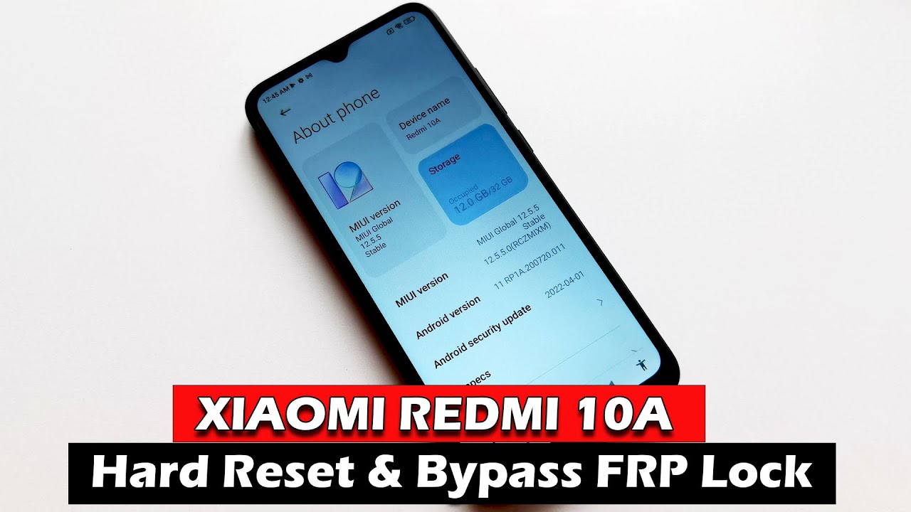 XIAOMI REDMI 10A – Remove Screen Lock & Unlock FRP XIAOMI REDMI 10A – Remove Screen Lock & Unlock FRP