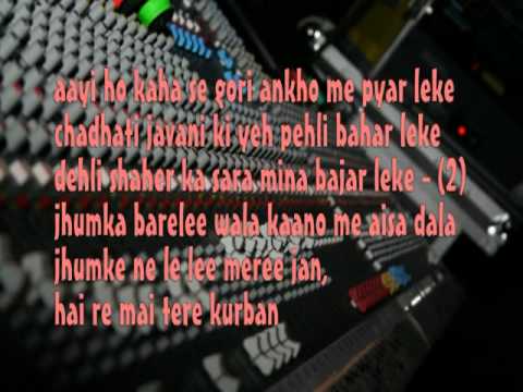 Kajra Mohabbat Wala Ankhiyo Me Aisa Dala-remix -karaoke by yakub...