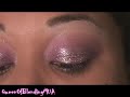 Burgundy and Purple, with Pink Glitter Tutorial!!!