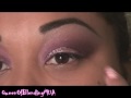 Burgundy and Purple, with Pink Glitter Tutorial!!!