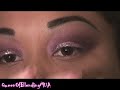 Burgundy and Purple, with Pink Glitter Tutorial!!!