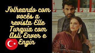 Engin Akyürek E Asli Enver- Folheando A Revista Elle Turquia De Outubro 2025