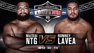Eruption Muay Thai 20: Mateai NTG Vs Romney Lavea
