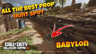 Bo6 Prop Hunt All Best Working Glitch & Spots On Prop Hunt- On Babylon