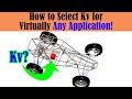 Selecting Motor Kv for Any EV ( e-Vehicle) or Application