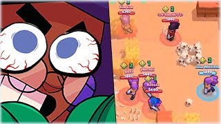 ¡ 8 SHELLYS VS 1 ROSA ! , REACCIONANDO A FUNNY MOMENTS Y FAILS en Brawl Stars - Withzack