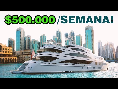 TOUR POR EL BARCO PERSONAL MAS GRANDE Y LUJOSO DE DUBAI