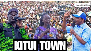 Siasa Imeanza See What Kalonzo, Gachagua, Karua & Team Did In Kitui Town Today