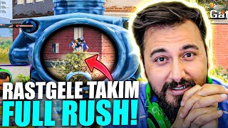 RASTGELE TAKIM = FULL RUSH | PUBG MOBILE
