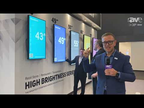 ISE 2022: DynaScan Updates DS Series of Ultra High Brightness Displays for Window-Facing Application