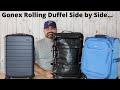 Gonex Rolling Duffel Bag Side by Side