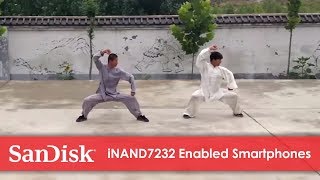 SanDisk iNAND® 7232 enabled smartphone