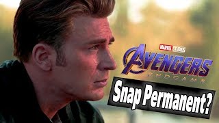 *New* Avengers Endgame Theory: The Snap is PERMANENT?