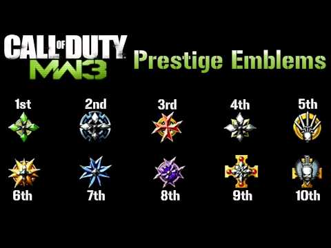 Mw3 Emblems Prestige 20
