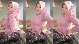 Bunda Jilbab Cantik Manis Alami Live Sore Keindahan