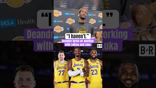 Ayton Says He Hasnt Practiced With Lebron & Luka Yet Via