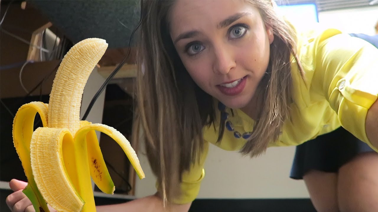 Eating banana asmr fan photos