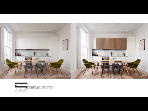 Rendering Interior And Replace Material by Photoshop (Hậu kỳ nội thất)