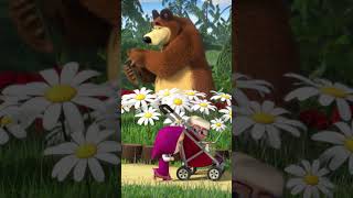 Birthday Bouquet 💐🎂 #Growingpotion #Mashaandthebear #Shorts #Cartoonforkids #Kids